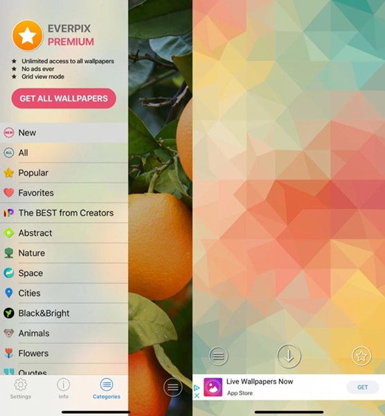 Top ứng dụng tìm hình nền đẹp cho iPhone, iPad